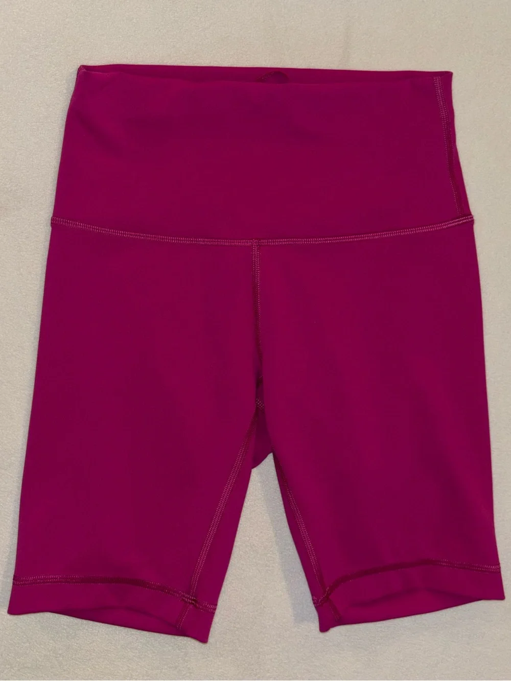 Lululemon Pink High Rise Pocket Biker Shorts Size 4